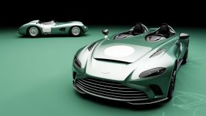 Aston Martin V12 Speedster DBR1 and Aston Martin DBR1