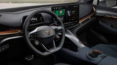 Cupra Tavascan - steering wheel and dashboard