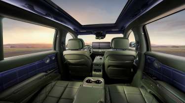 Genesis GV90 SUV rear seats