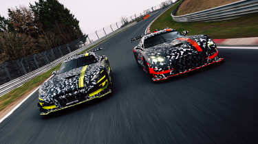 Mercedes-AMG GT Track Sport teaser - duo front end
