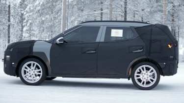 Hyundai compact SUV - side profile