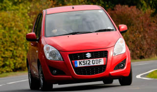 Suzuki Splash front cornering