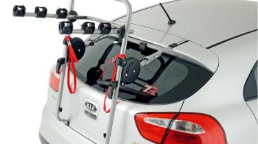 rear mounted bike rack