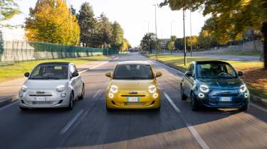 Fiat 500 Hybrid - range