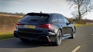Audi RS6 2020 review - rear tracking