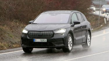 New 2021 Skoda Enyaq electric SUV spied for first time 